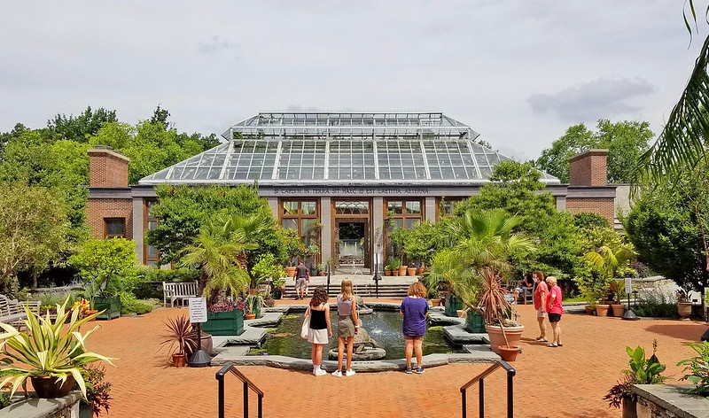 Winter Garden at New England Botanic Garden at Tower Hill