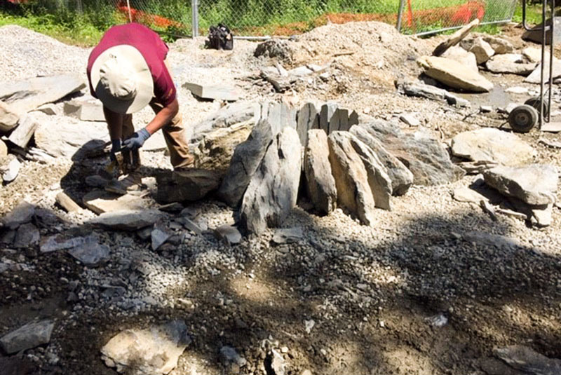 Construction of The Ramble.