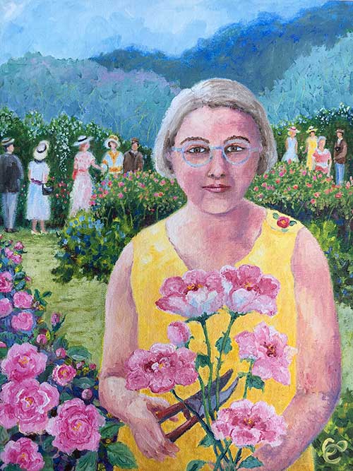 Cynthia Westcott (1898-1983) was more than your average gardener, spending her career in plant pathology, the study of disease, teaching, and caring for gardens around the United States. Westcott traveled to every state collecting specimens of plant pathogens. The United States Agriculture Department called on Westcott to lead an effort in Mobile, Alabama to identify and eradicate diseased azaleas. She discovered two new types of pathogens and was able to save the azaleas. Westcott was dedicated to helping home gardeners and  wrote many books about her experiences to share her knowledge.