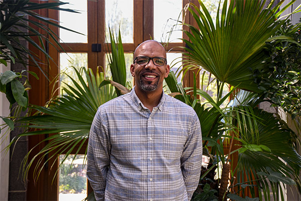 lashaun-optimizedimage Steve Conoway, Ph.D poses for a photo for Garden leadership.