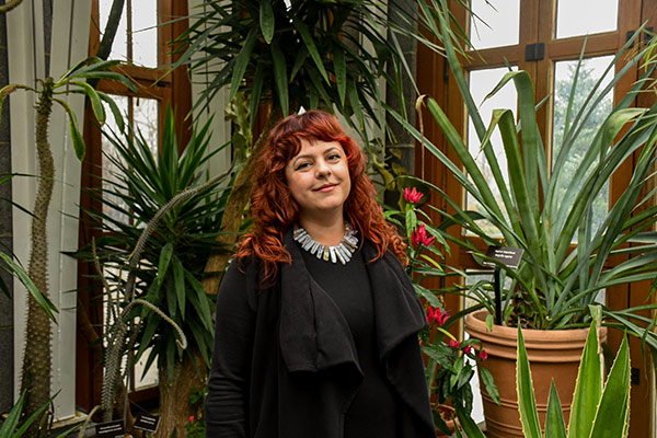 Erin-optimizedimage Steve Conoway, Ph.D poses for a photo for Garden leadership.