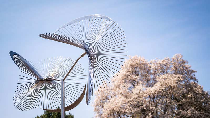 Art in Motion sculpture by George Sherwood